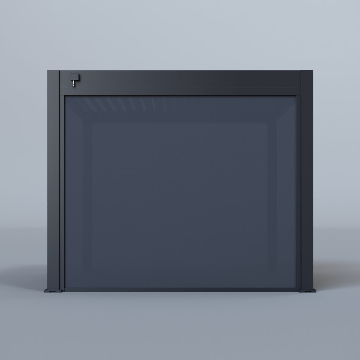 Windproof retracting blind