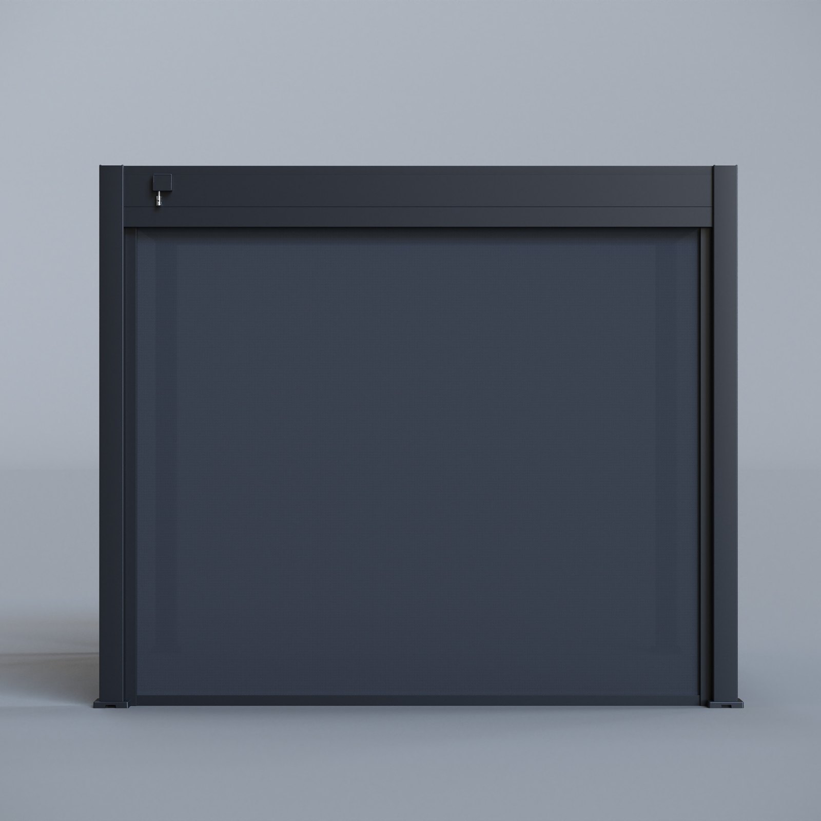 Windproof retracting blind