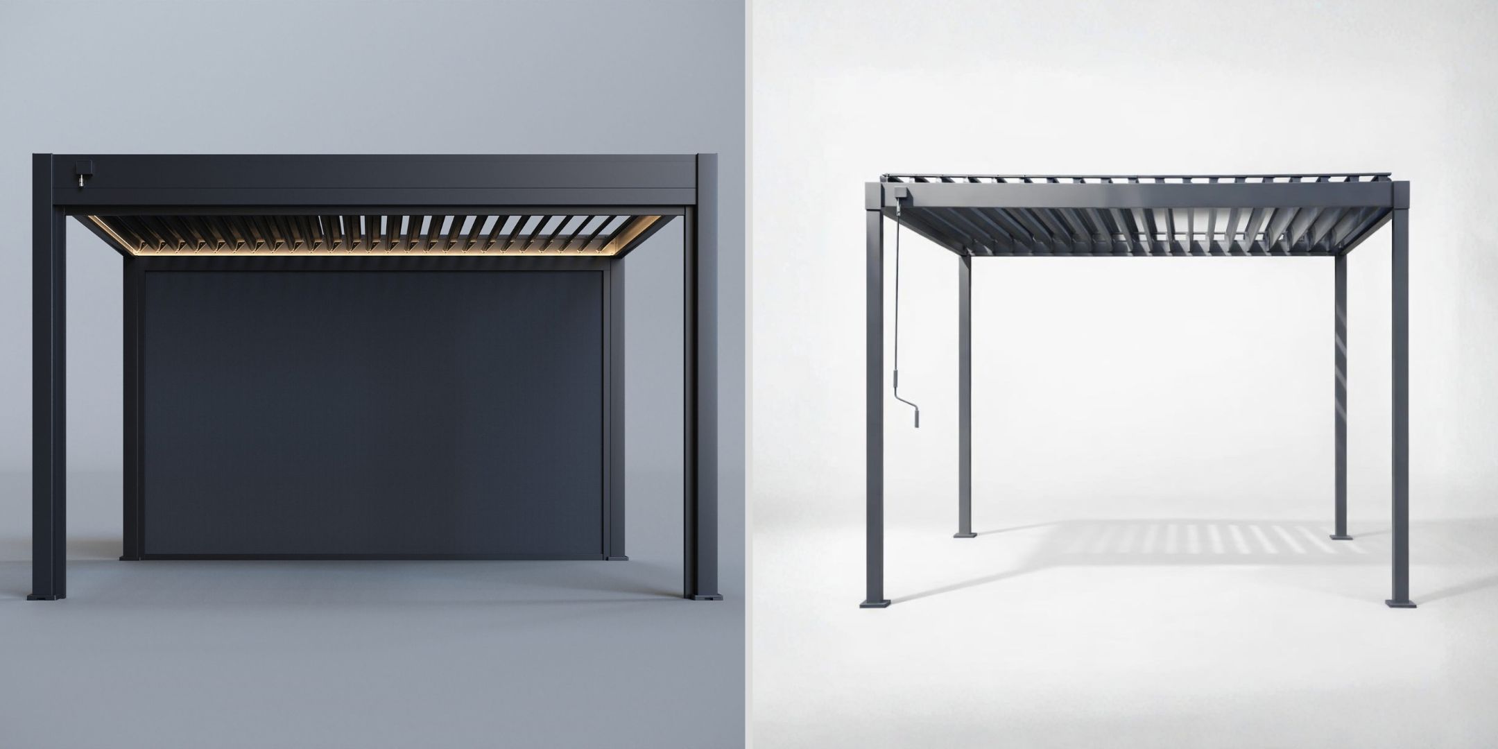 A roof that finishes at the frame