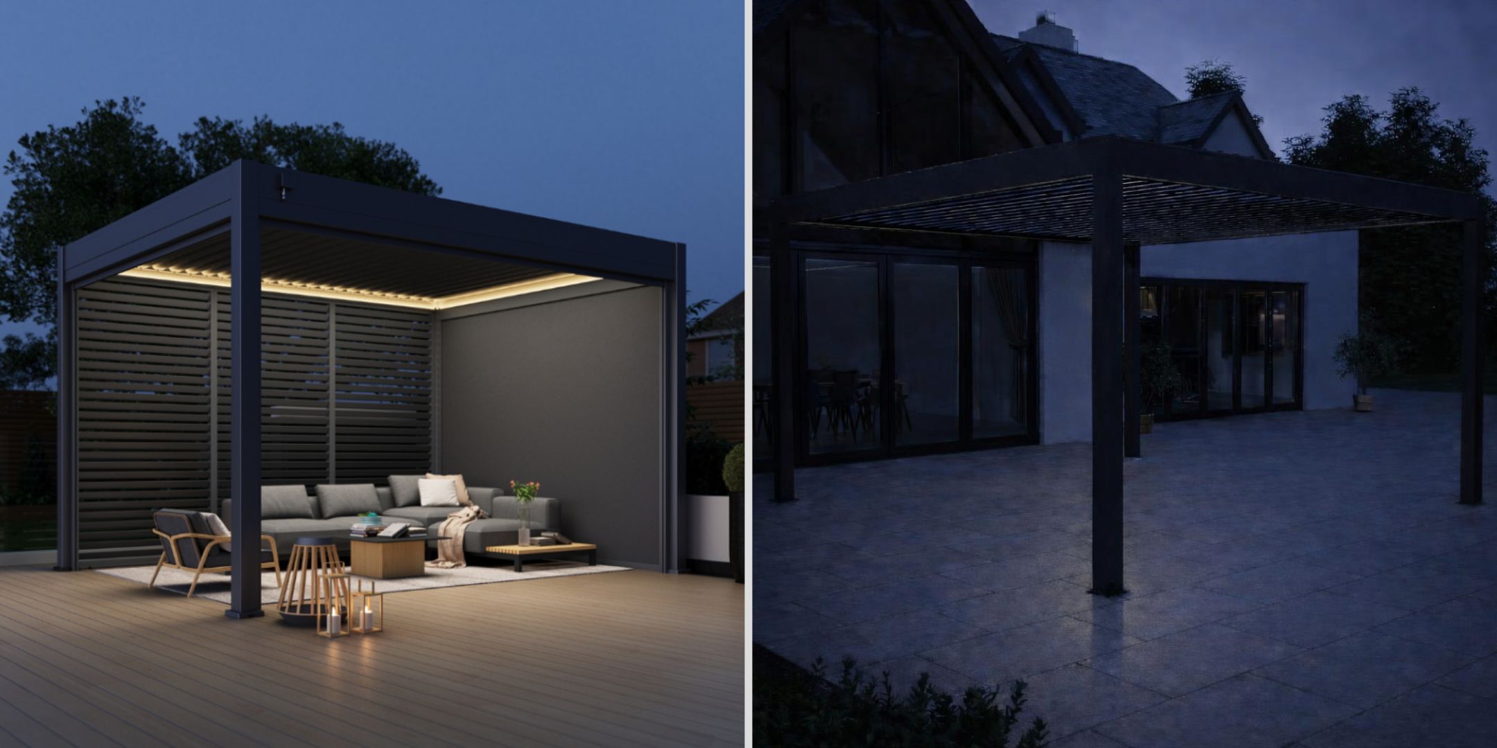 Lighting is standard, and dimmable