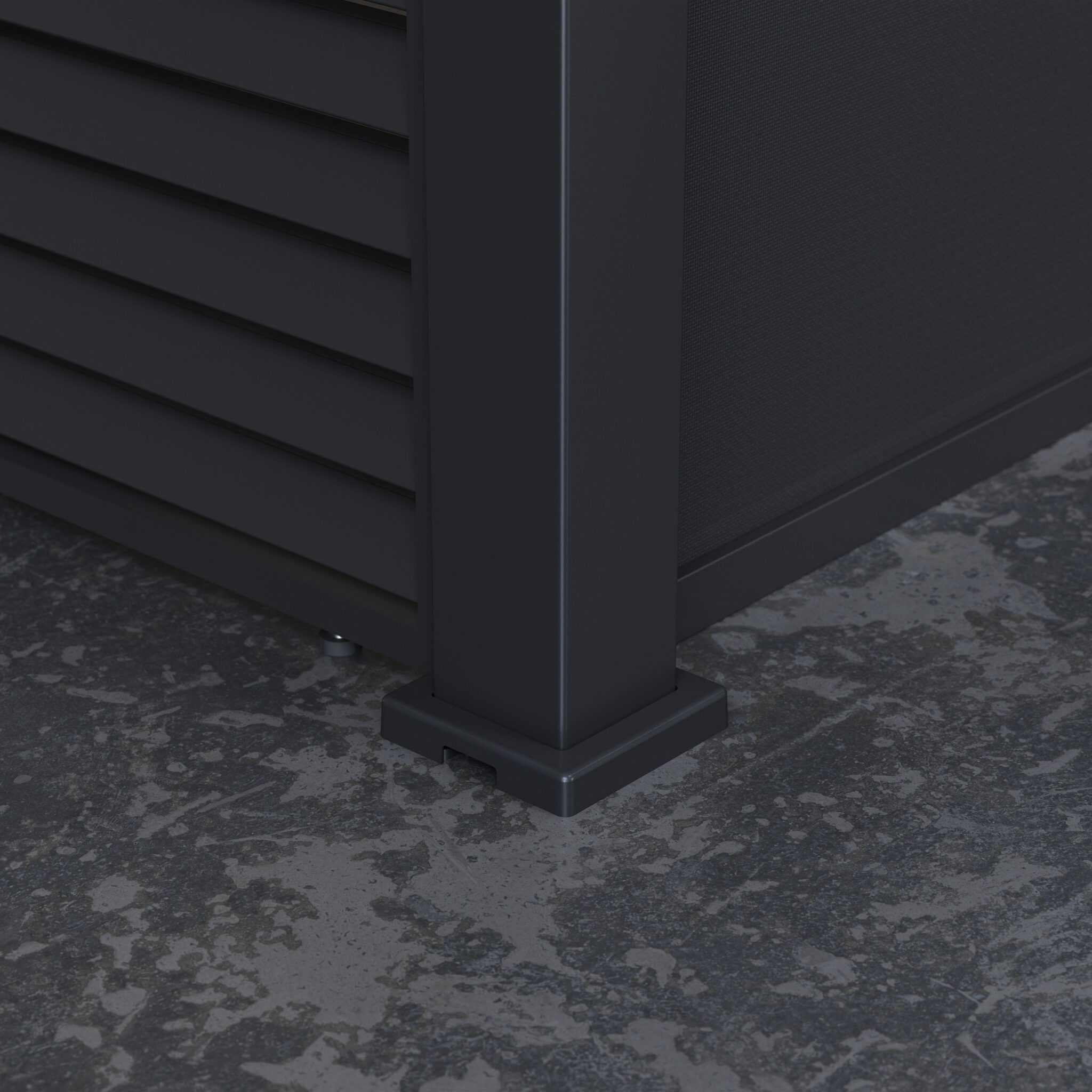 Hygge pergola post and base plate cover