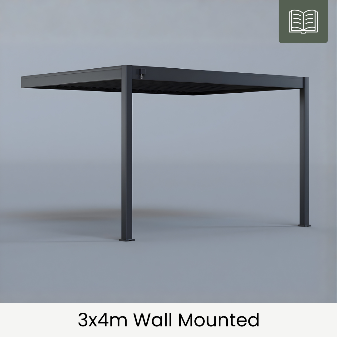 3x4m Wall Mounted